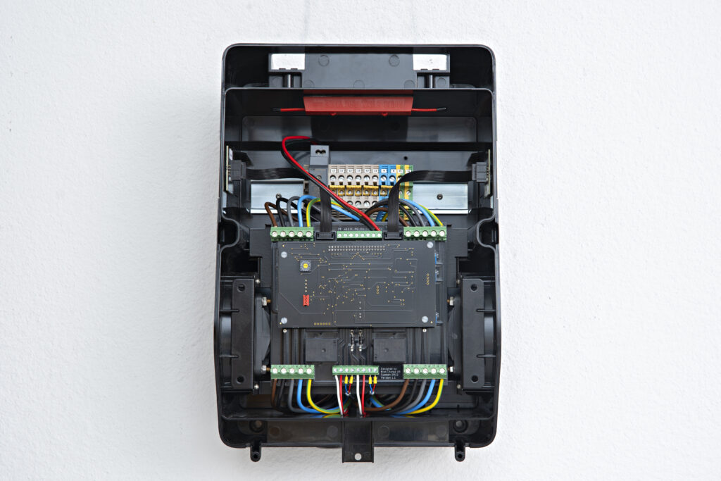 Aerocom UK MAUS Car park EV charger fire protection installation